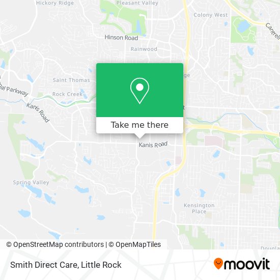 Smith Direct Care map