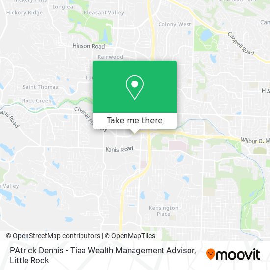 PAtrick Dennis - Tiaa Wealth Management Advisor map