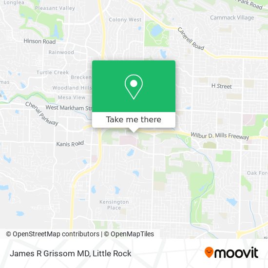 James R Grissom MD map