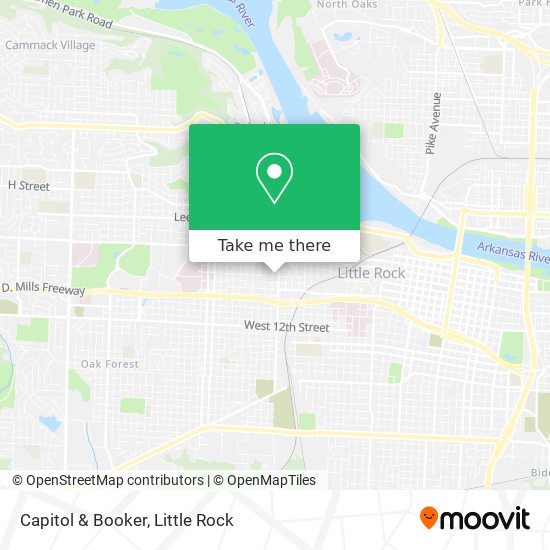 Capitol & Booker map