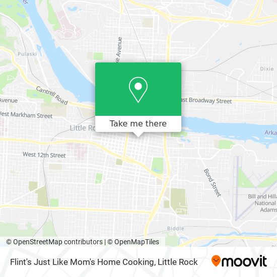 Mapa de Flint's Just Like Mom's Home Cooking