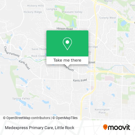 Medexpress Primary Care map