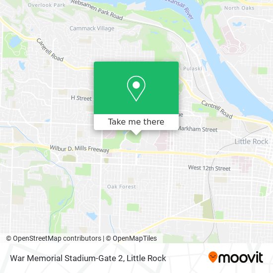 War Memorial Stadium-Gate 2 map