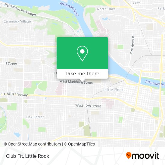 Club Fit map