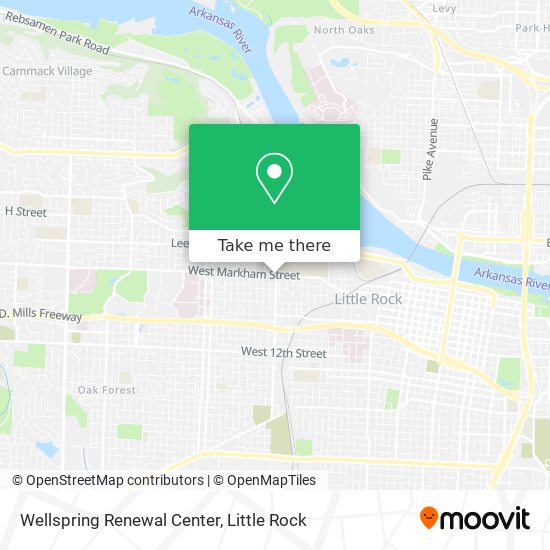 Wellspring Renewal Center map