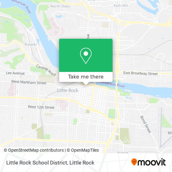 Little Rock School District map