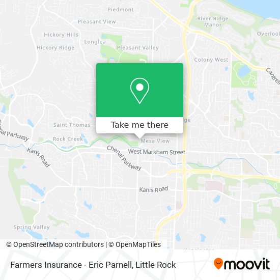 Farmers Insurance - Eric Parnell map