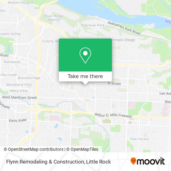 Mapa de Flynn Remodeling & Construction