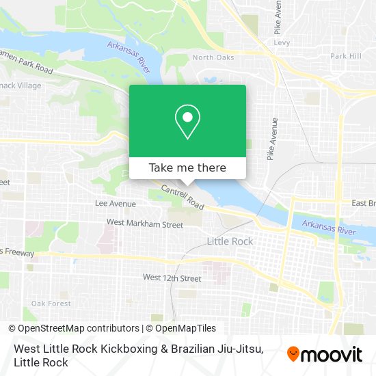 Mapa de West Little Rock Kickboxing & Brazilian Jiu-Jitsu