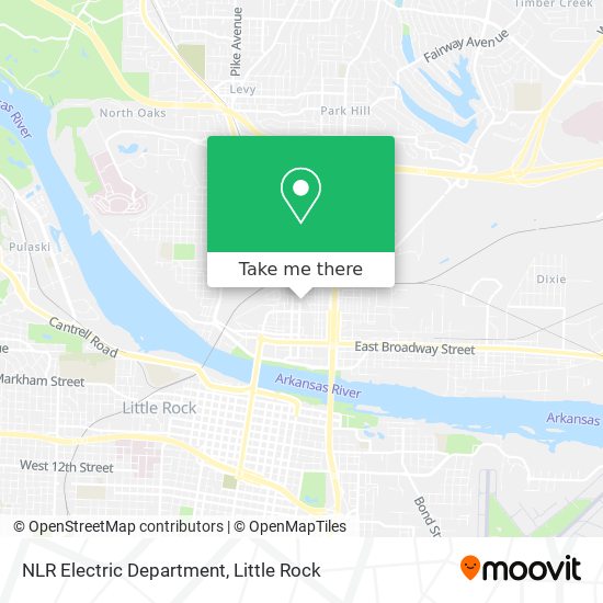 Mapa de NLR Electric Department
