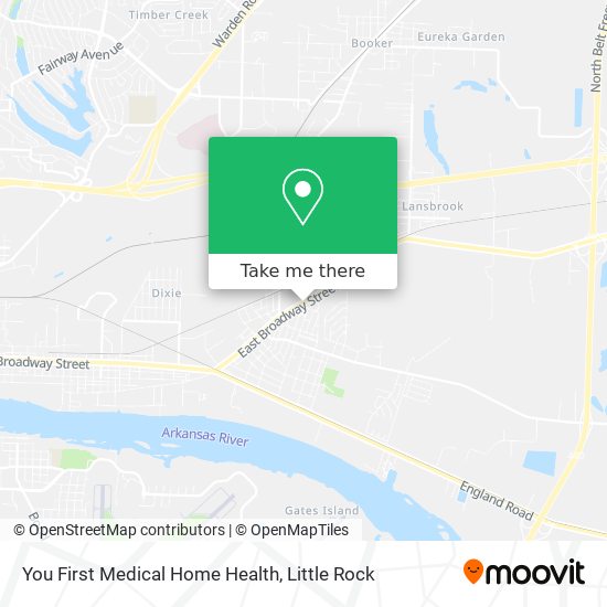 You First Medical Home Health map
