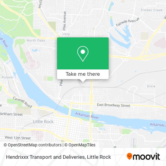 Hendrixxx Transport and Deliveries map