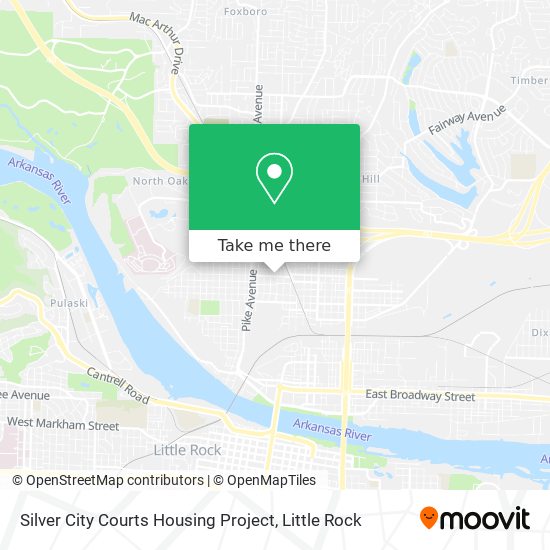 Mapa de Silver City Courts Housing Project