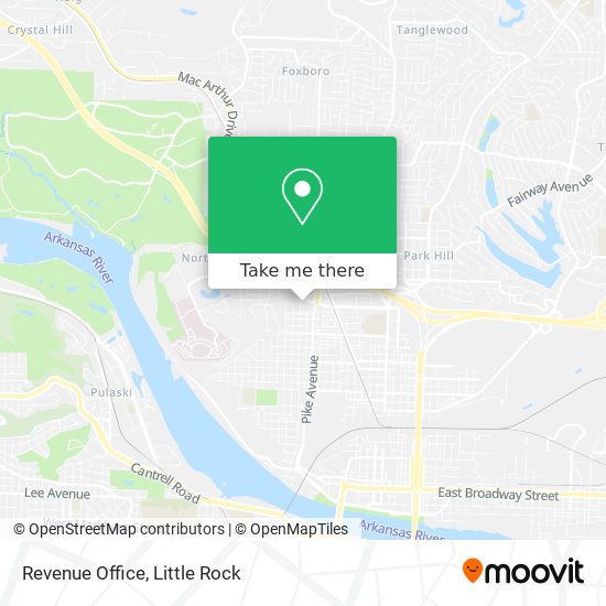 How to get to Revenue Office in North Little Rock by Bus?