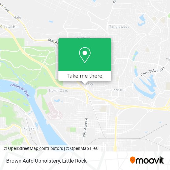 Mapa de Brown Auto Upholstery