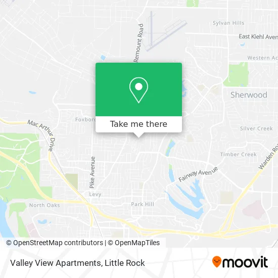 Valley View Apartments map