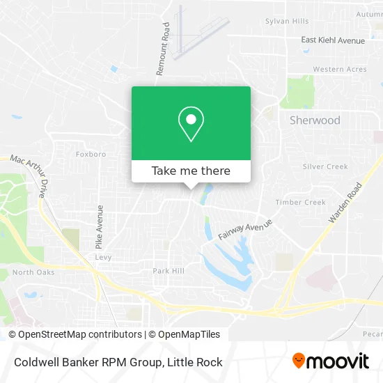 Coldwell Banker RPM Group map