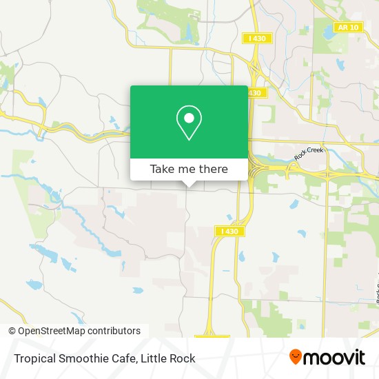 Mapa de Tropical Smoothie Cafe