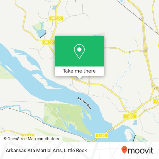 Arkansas Ata Martial Arts map