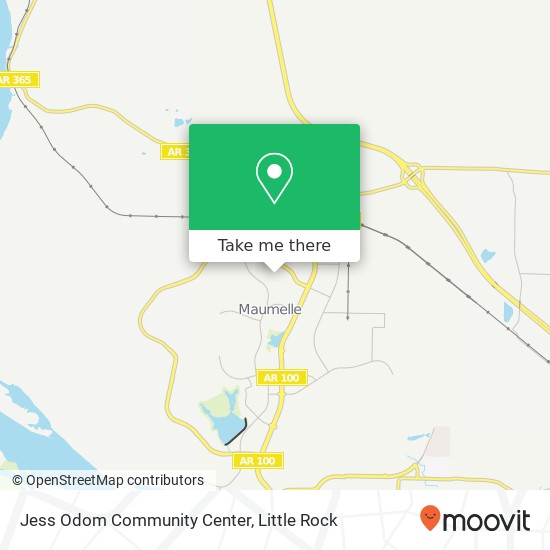 Jess Odom Community Center map