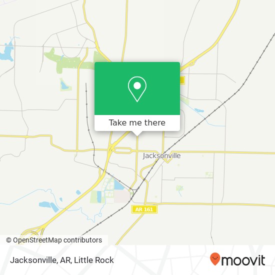 Jacksonville, AR map