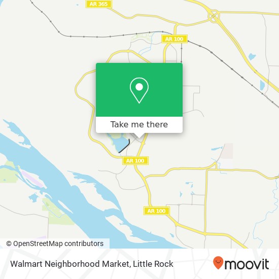 Walmart Neighborhood Market map