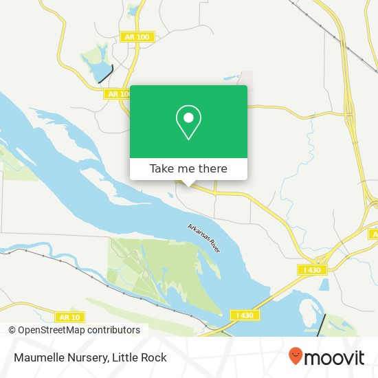 Maumelle Nursery map