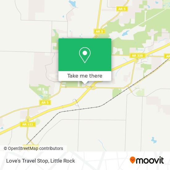 Love's Travel Stop map