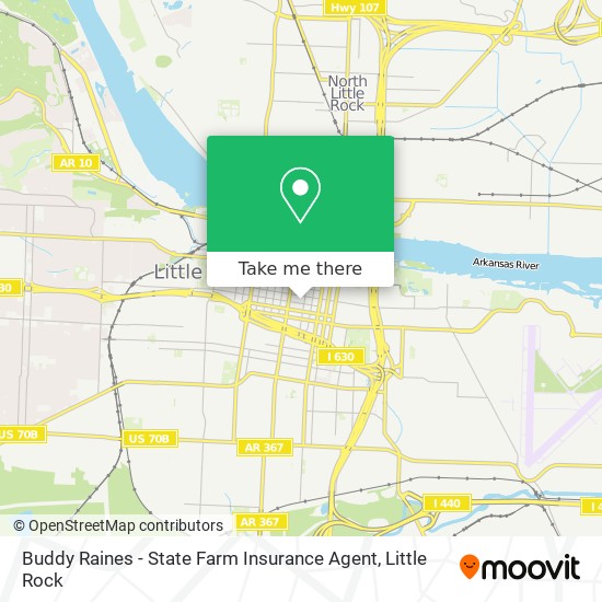 Buddy Raines - State Farm Insurance Agent map