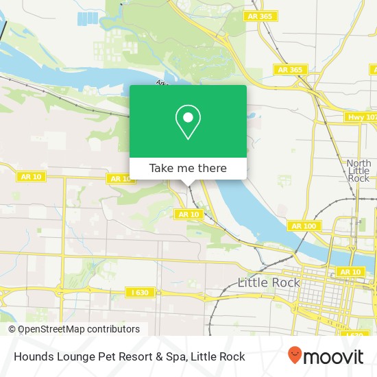 Hounds Lounge Pet Resort & Spa map