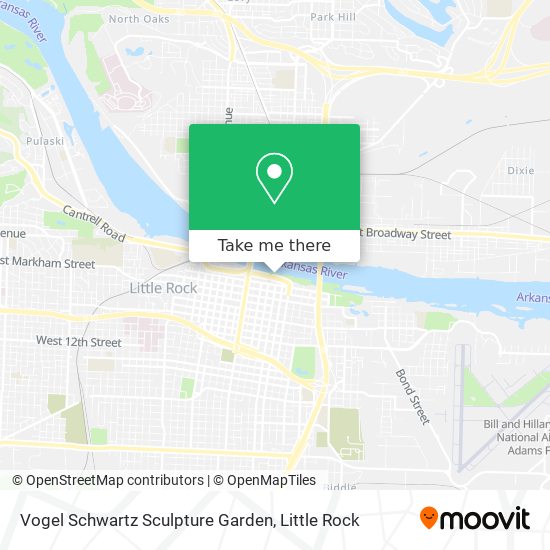 Mapa de Vogel Schwartz Sculpture Garden
