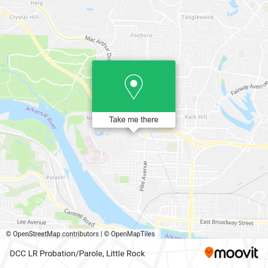 DCC LR Probation/Parole map