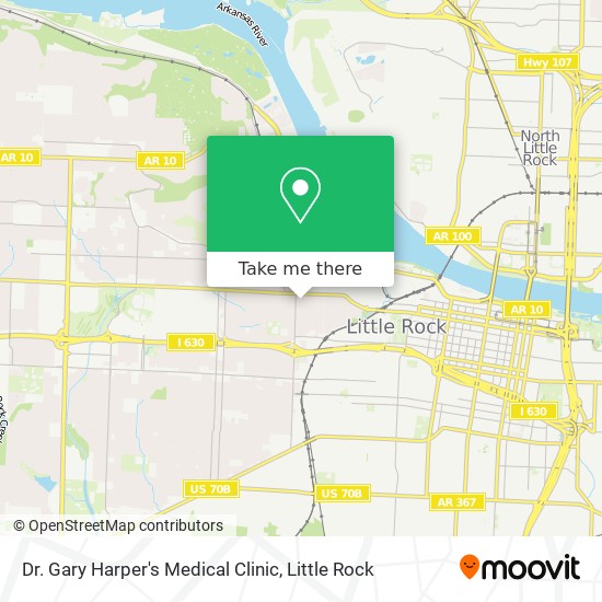 Dr. Gary Harper's Medical Clinic map