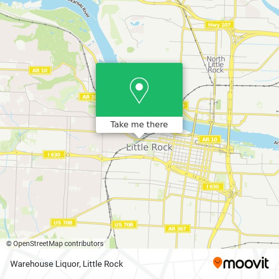Warehouse Liquor map