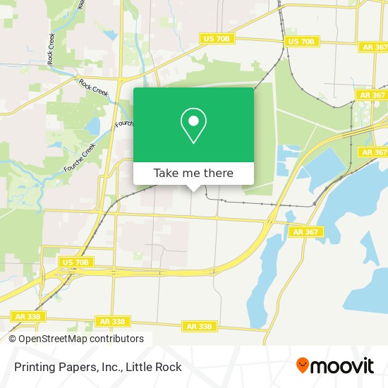 Printing Papers, Inc. map