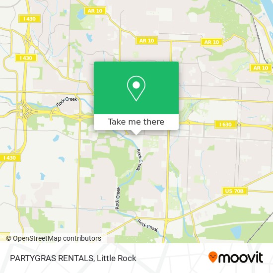 PARTYGRAS RENTALS map