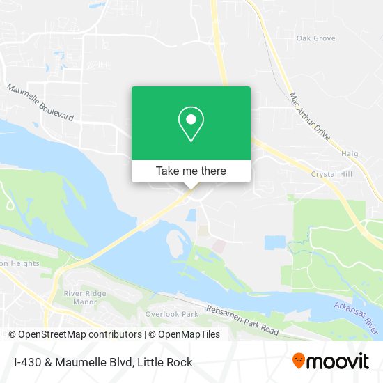 Mapa de I-430 & Maumelle Blvd