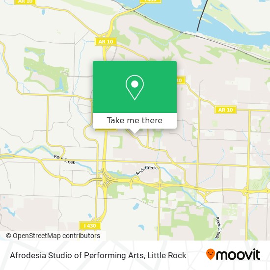 Afrodesia Studio of Performing Arts map