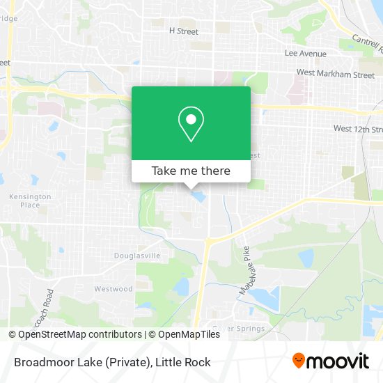 Broadmoor Lake (Private) map