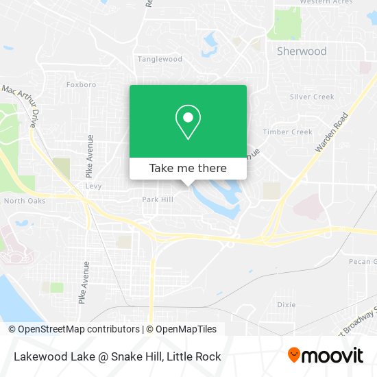 Mapa de Lakewood Lake @ Snake Hill