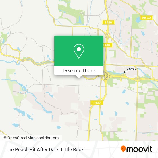 The Peach Pit After Dark map