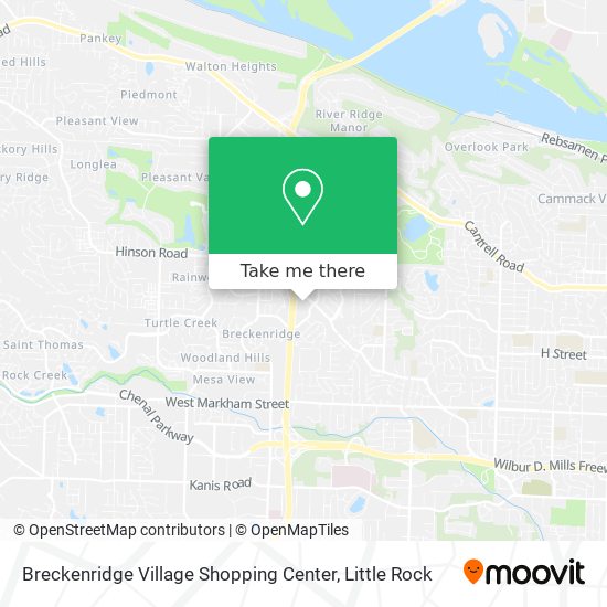 Breckenridge Village Shopping Center map