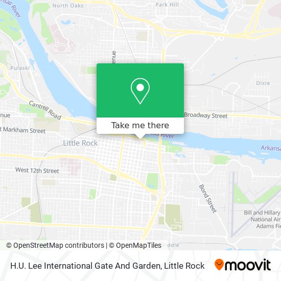 H.U. Lee International Gate And Garden map