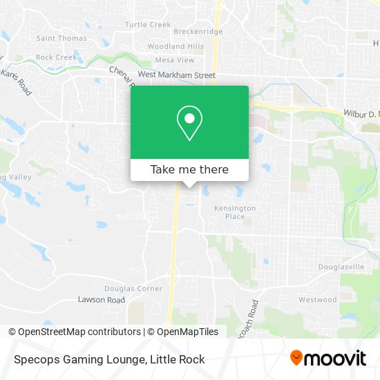 Specops Gaming Lounge map