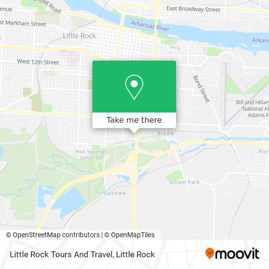 Little Rock Tours And Travel map