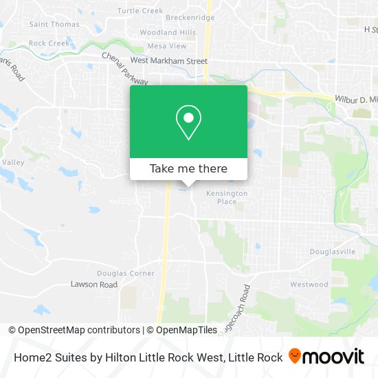 Home2 Suites by Hilton Little Rock West map