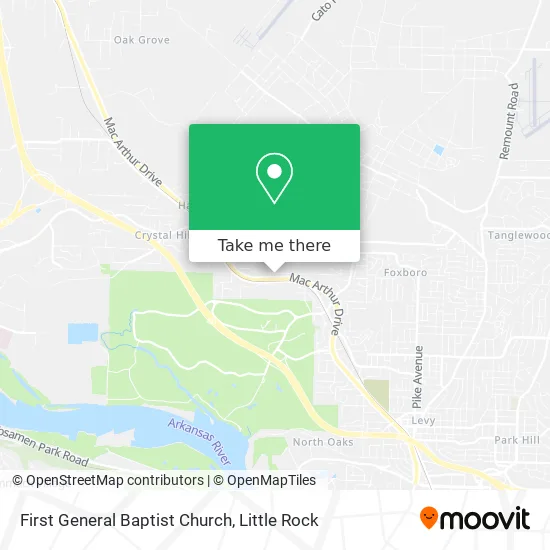 First General Baptist Church map