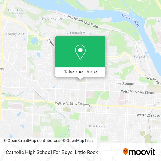 Catholic High School For Boys map