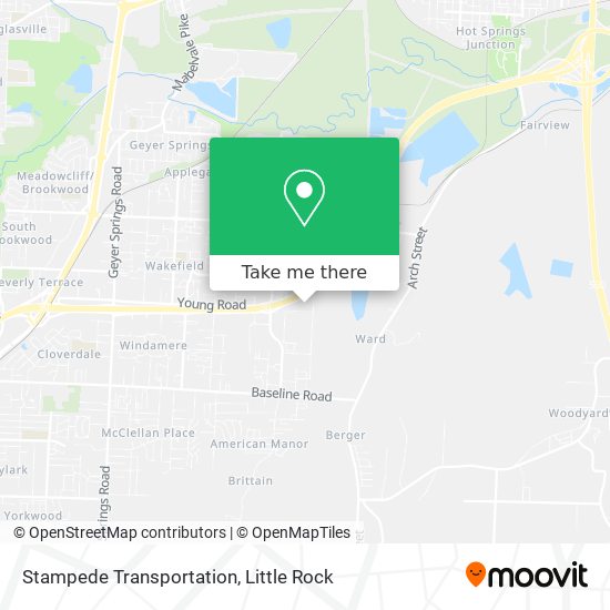 Stampede Transportation map
