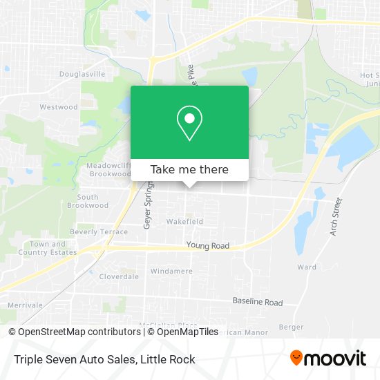 Triple Seven Auto Sales map